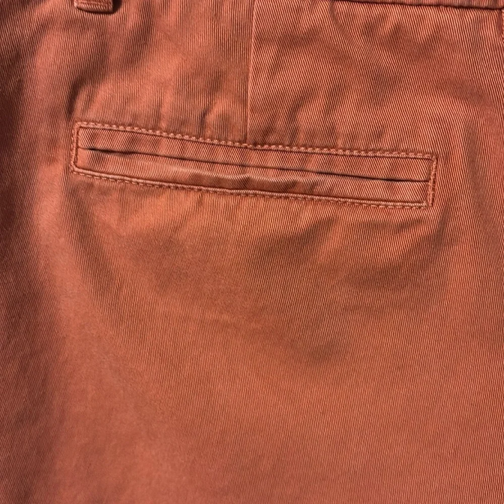 J. Crew Chino Orange High Waist Shorts